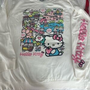 Bioworld Cream Hello Kitty Kids Sweatshirt